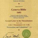 Geneva - 1601 - 2 THESSALONIANS 1:1-4