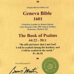 Geneva - 1601 - PSALMS 44:22-50:1