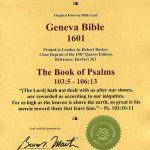 Geneva - 1601 - PSALMS 103:5-106:13