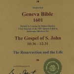 Geneva - 1601 - JOHN 10:36-12:31