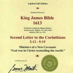 King James - 1613 - 2 CORINTHIANS 2:12-5:19