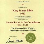 King James - 1613 - 2 CORINTHIANS 8:22-11:21