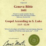 Geneva - 1601 - LUKE 11:5-12:30