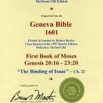Geneva - 1601 - GENESIS 20:16-23:20