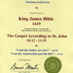 King James - 1619 - JOHN 10:12-11:51
