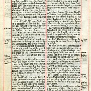 King James – 1703 – Old Testament