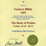 Geneva - 1601 - PSALMS 62:10-68:19