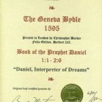 Geneva - 1595 - DANIEL 1:1-2:6