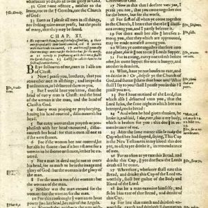 King James – 1619 – 1 CORINTHIANS 10-13
