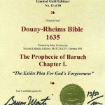 Douay-Rheims OT - 1635 - BARUCH 1:1-8