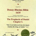Douay-Rheims OT - 1635 - DANIEL 1:1-5