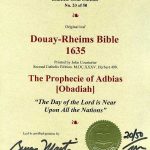 Douay-Rheims OT - 1635 - ODADIAH 1:1-21