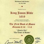 King James - 1619 - GENESIS 8:16-11:6
