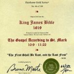 King James - 1619 - MARK 10:9-11:22