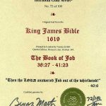 King James - 1619 - JOB 38:27-41:23