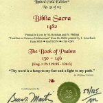 Biblia Sacra - 1482 - PSALMS 119:95-126:3 [Latin: 130-146]