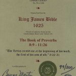 King James - 1625 - PROVERBS 8:9-11:26