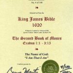 King James - 1620 - EXODUS 1:1-3:15