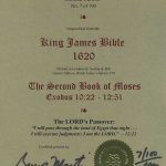King James - 1620 - EXODUS 10:22-12:51