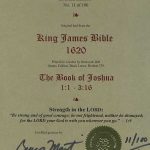 King James - 1620 - JOSJUA 1:1-3:16