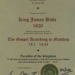 King James - 1620 - MATTHEW 13:1-14:24