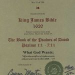 King James - 1620 - PSALMS 1:1-7:11