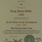 King James - 1620 - 1 CORINTHIANS 1:10-4:21