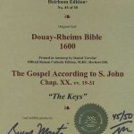 Douay-Rheims NT - 1600 - JOHN 20:19-31