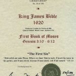 King James - 1620 - GENESIS 3:10-6:12
