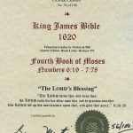 King James - 1620 - NUMBERS 6:19-7:78