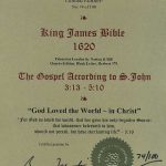King James - 1620 - JOHN 3:13-5:10