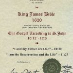 King James - 1620 - JOHN 10:12-12:3
