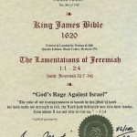 King James - 1620 - LAMENTATIONS 1:1-2:4