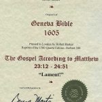 Geneva - 1605 - MATTHEW 23:12-24:51