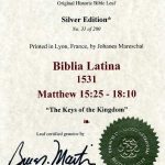 Biblia Sacra - 1531 - MATTHEW 15:25-18:10