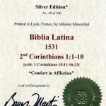 Biblia Sacra - 1531 - 2 CORINTHIANS 1:1-10