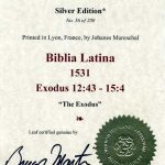 Biblia Sacra - 1531 - EXODUS 12:43-15:4