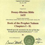 Douay-Rheims OT - 1635 - NAHUM 1:1-2:7