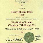 Douay-Rheims OT - 1635 - PSALMS 149-150