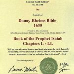 Douay-Rheims OT - 1635 - ISAIAH 49:24-51:13