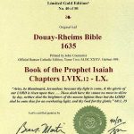 Douay-Rheims OT - 1635 - ISAIAH 59:12-60:22