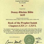 Douay-Rheims OT - 1635 - ISAIAH 65:17-66:23 (end)
