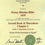 Douay-Rheims OT - 1635 - 2 MACCABEES 1:1-7