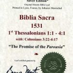 Biblia Sacra - 1531 - 1 THESSALONIANS 1:1-4:1