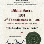 Biblia Sacra - 1531 - 2 THESSALONIANS 1:1-3:6