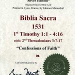 Biblia Sacra - 1531 - 1 TIMOTHY 1:1-4:16