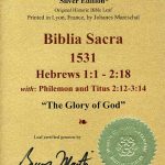 Biblia Sacra - 1531 - HEBREWS 1:1-2:18