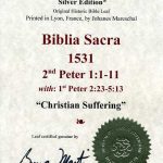 Biblia Sacra - 1531 - 2 PETER 1:1-11