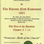 Rheims (Fulke's) - 1601 - ACTS 2:1-12