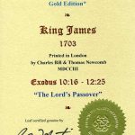 King James - 1703 - EXODUS 10:16-12:25